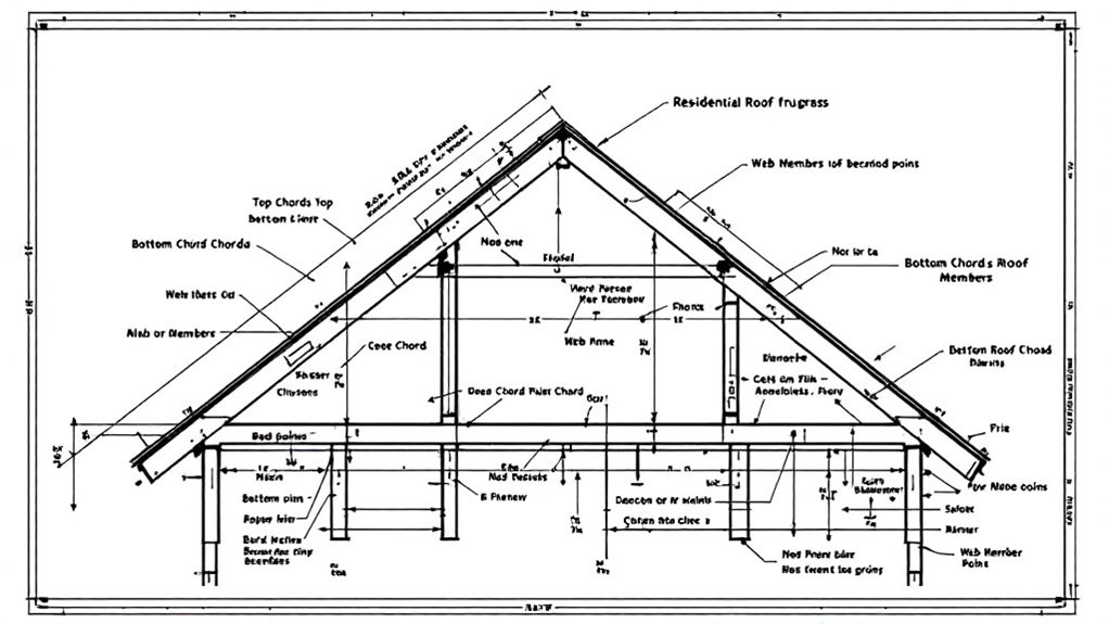 truss components and symbols